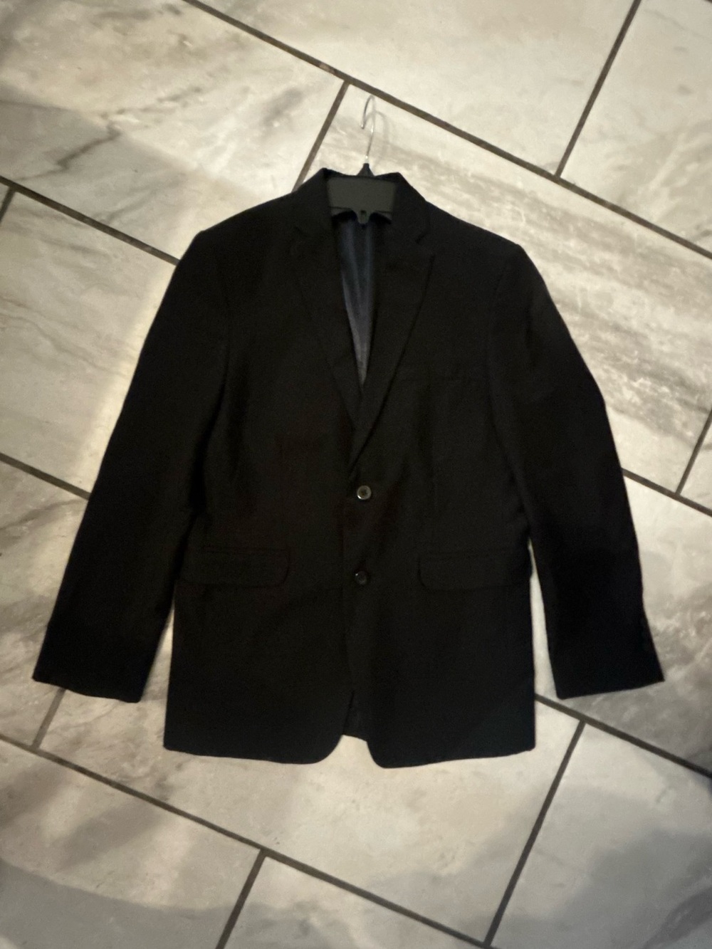 Izod Black Two-Button Boys Sz 14 Blazer